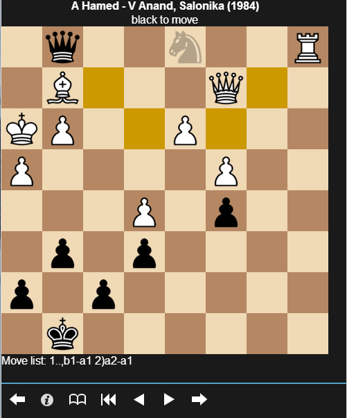 Chess Tactics for black Screen 3