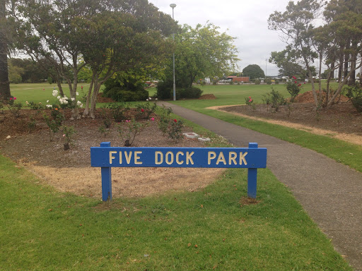 Five Dock Park Big Blue Sign