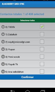 BlackBerry Data Sync - screenshot thumbnail