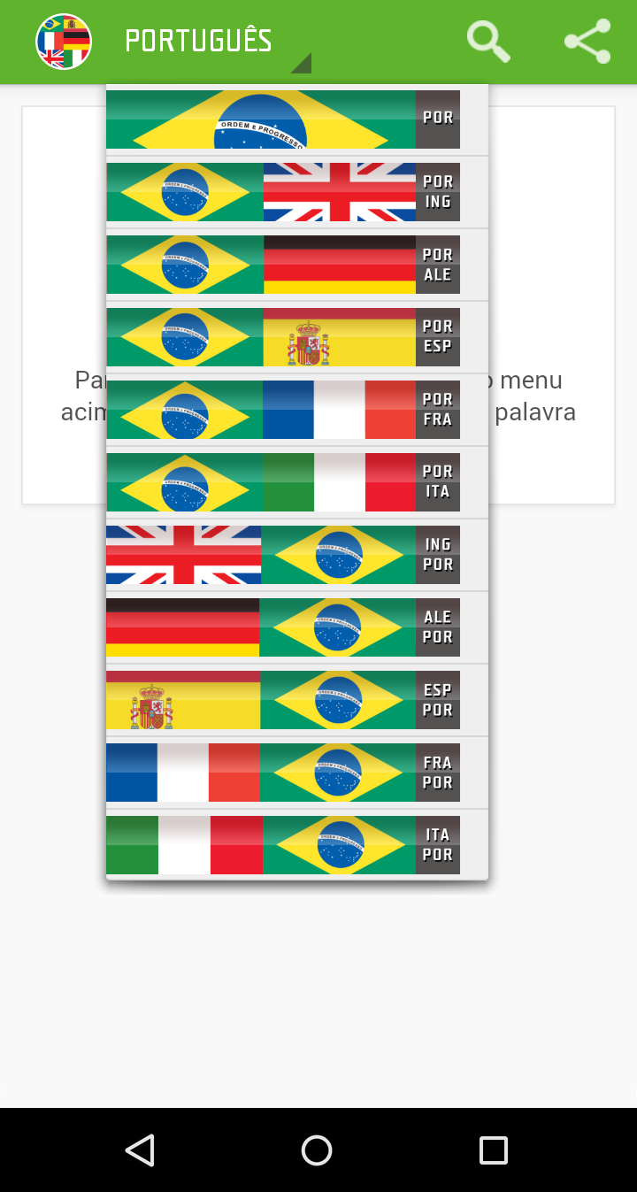 Dicionário Multi Idiomas Plus Screen 2