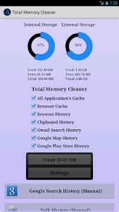 Screenshot Total Memory Cleaner v1.6