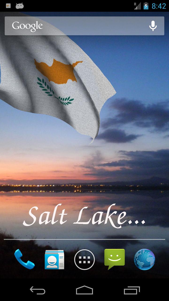 3D Cyprus Flag Screen 3