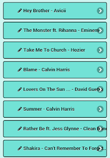 Top songs lyrics Europe Screenshots 1