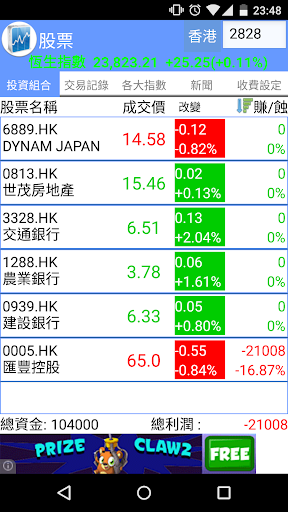 股票記錄 Stock Record