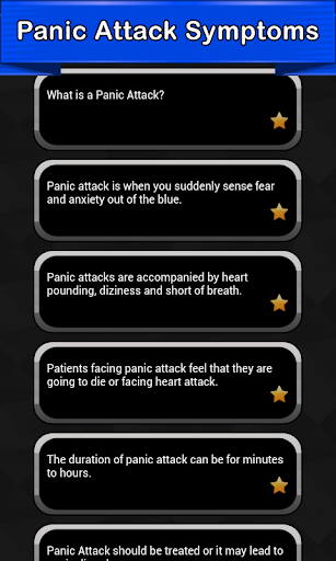 Panic Attack Symptoms