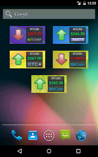 Bitcoin Ticker Widget Screenshots 1