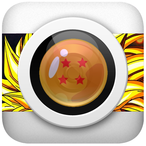 Super Saiyan Camera HD Sticker LOGO-APP點子