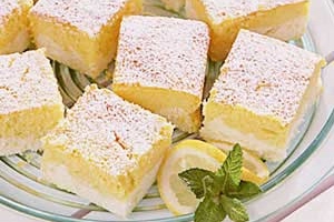 Lemon Ricotta Cheesecake Squares