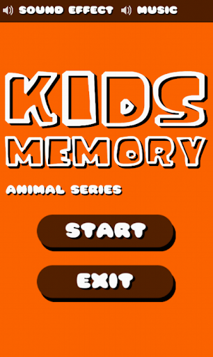 Kids Memory Animal Series