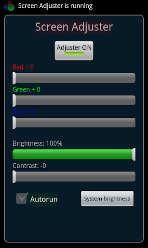 Screen Adjuster