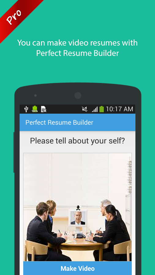 Perfect Resume Builder Pro Screen 2
