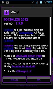 Purple Socialize for Facebook screenshot 6