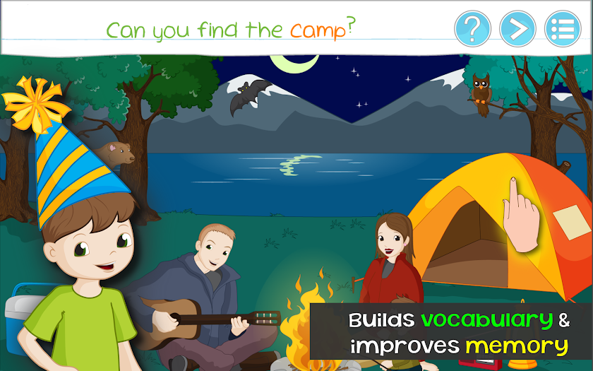 Words for Kids - Reading Game! Screen 2