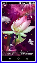 Lotus Live Wallpaper by technosoft poster 2