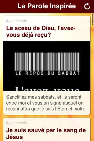 【免費生活App】La Parole Inspirée-APP點子
