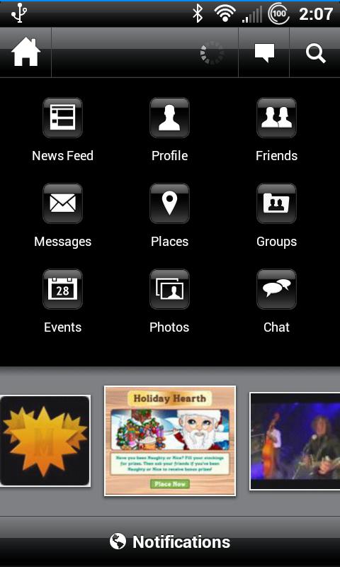 Black for Facebook Screen 3