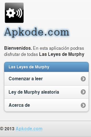 Las Leyes de Murphy