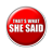 TWSS – That’s What She Said logo