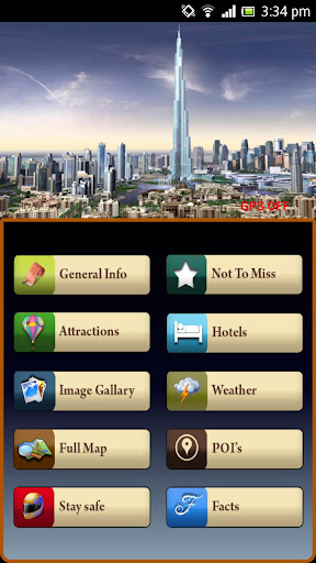 Dubai Offline Map Travel Guide