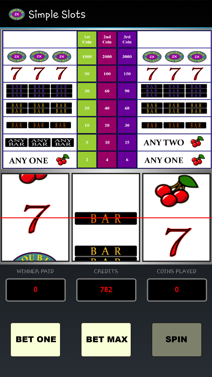 Simple Slots Screen 2