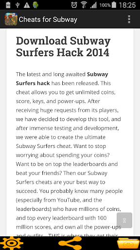 【免費書籍App】Cheats for Subway Surfers-APP點子