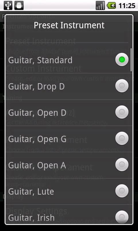    PitchLab Guitar Tuner (LITE)- screenshot  