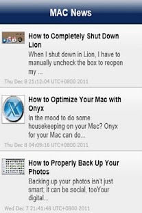MAC News Screenshots 0