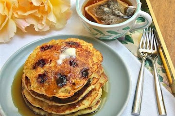 Blackberry Cornbread Stacks