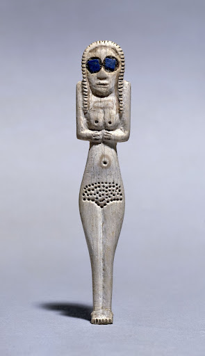 Bone figure of a woman