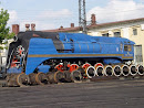 Blue Locomotive