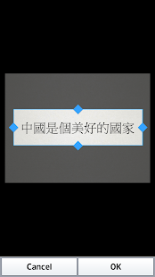 OCR pro tradiční čínštině - náhled