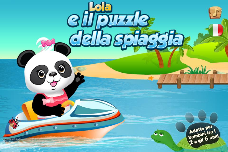 Android application Lola's Beach Puzzle screenshort