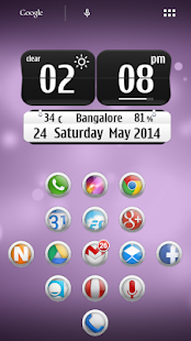 Free Download Belle ui clock full APK for PC