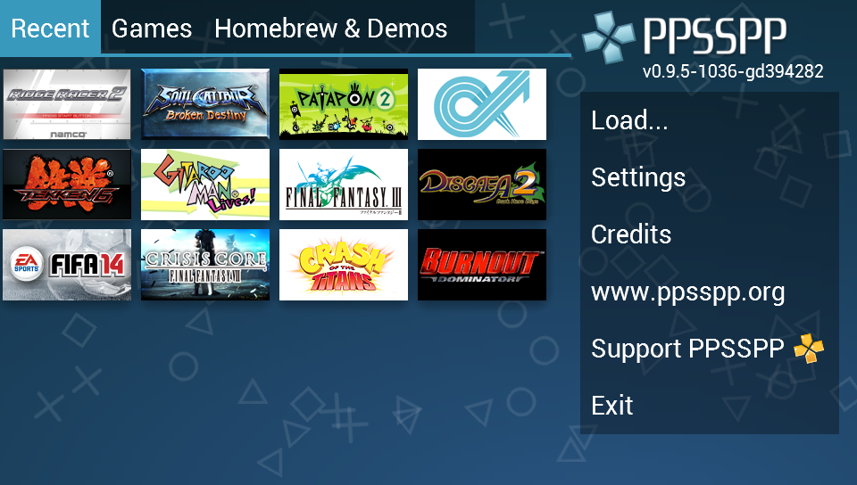 PPSSPP - PSP emulator - screenshot