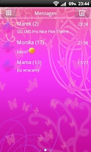 How to install Nice Pink Theme for GO SMS Pro 3.0 unlimited apk for bluestacks