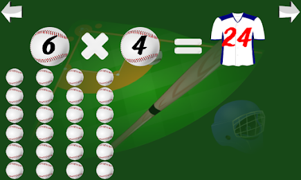 1st / 4th Grade Math Baseball poster 4