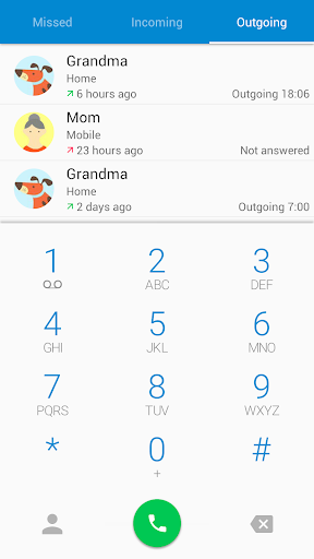 ExDialer Theme - Lollipop Blue