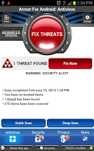 Armor for Android™ Antivirus - screenshot thumbnail