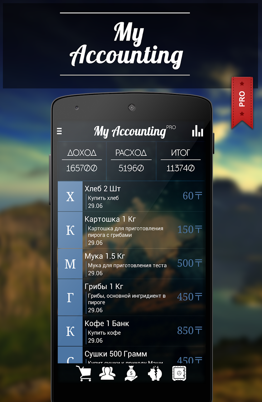 My Accounting PRO Screen 1