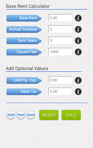 Commercial Rent Calculator