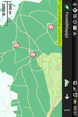 Android application Forest(M)ap(p) screenshort