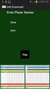 Download Golf Scorecard APK for Android