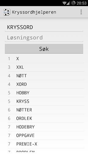 【免費工具App】Kryssordhjelperen-APP點子
