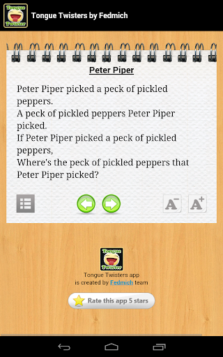 【免費教育App】Tongue Twisters-APP點子