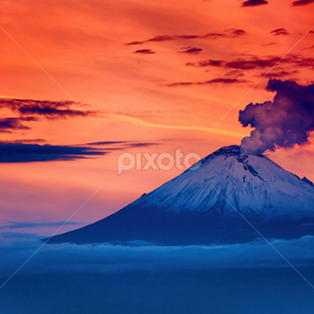Smoking  by Alfredo Garciaferro Macchia - Landscapes Mountains & Hills