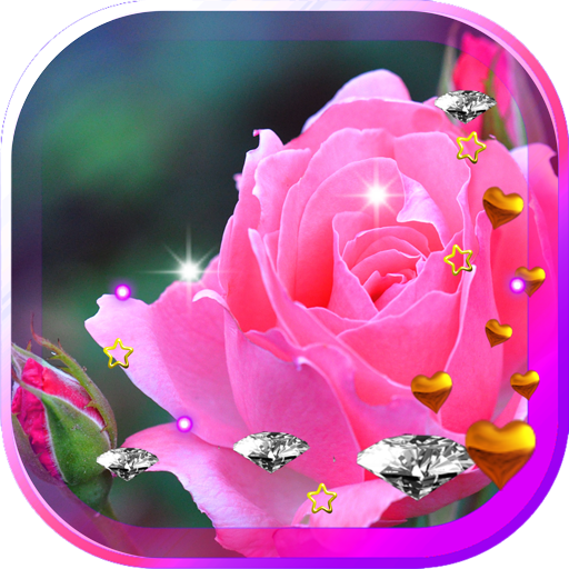 Roses n Diamonds HD LWP LOGO-APP點子