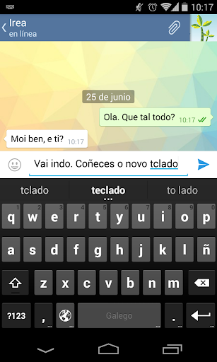 Teclado Galego Android