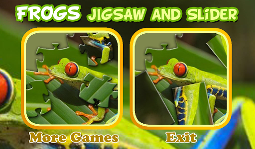 Frogs Jigsaw and Slider