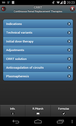 CRRT -extrarenal purification-