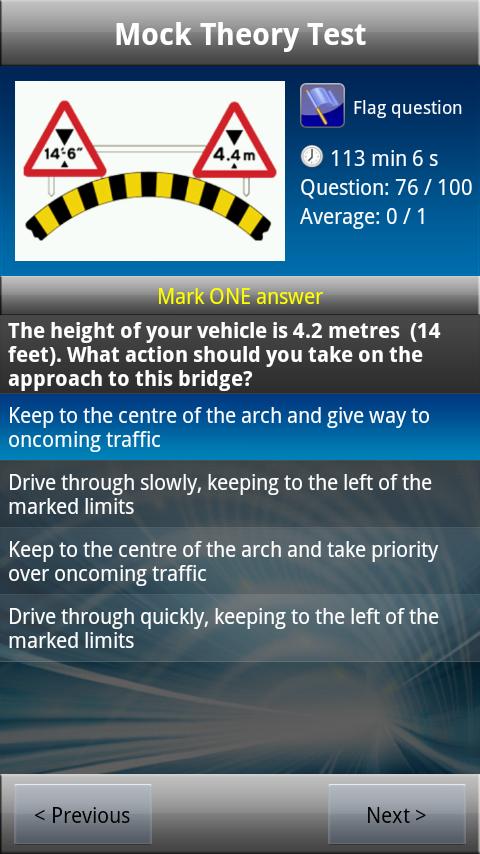 Android application LGV Theory Test (UK) screenshort